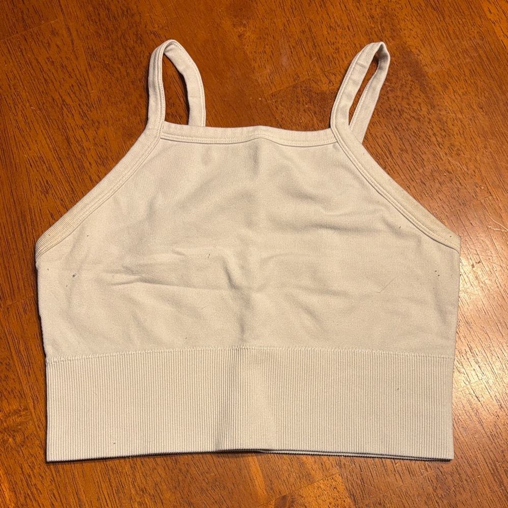 Elegant Cream Bandeau Top
